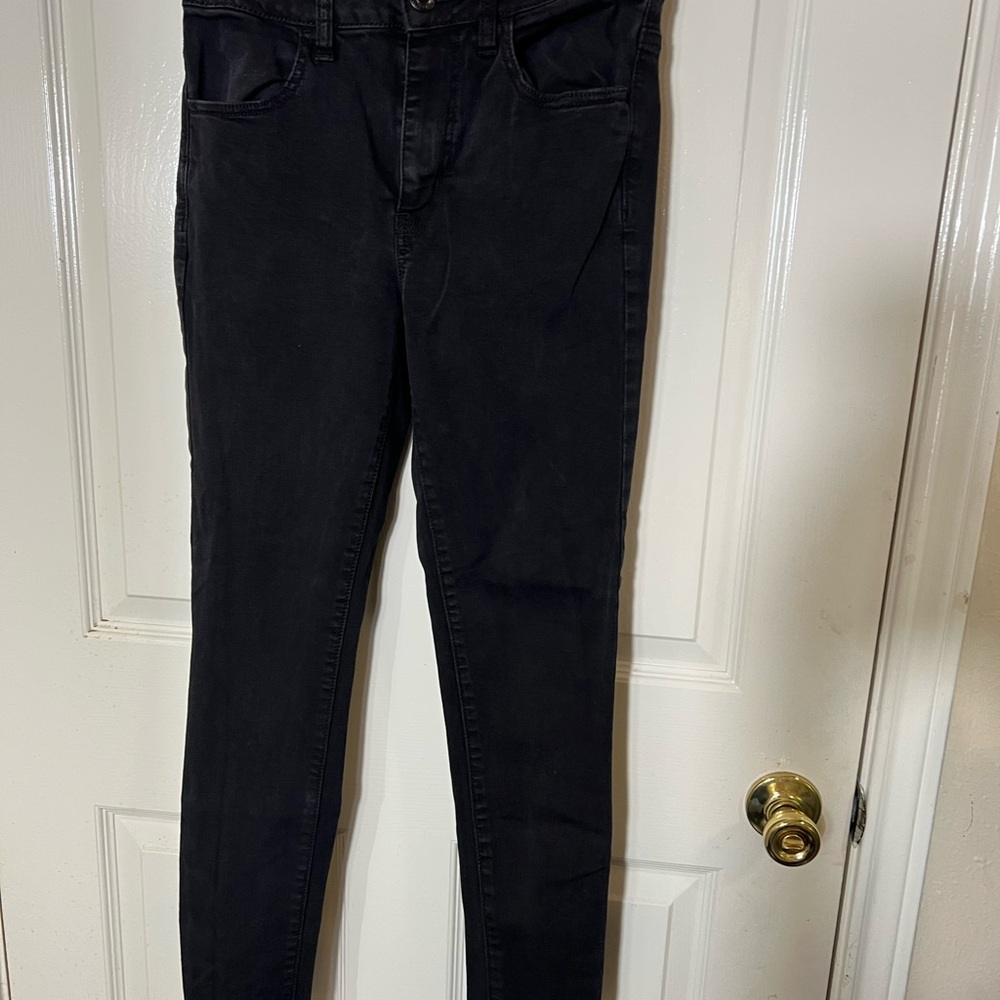 American Eagle Outfitters Black High Rise Jeans